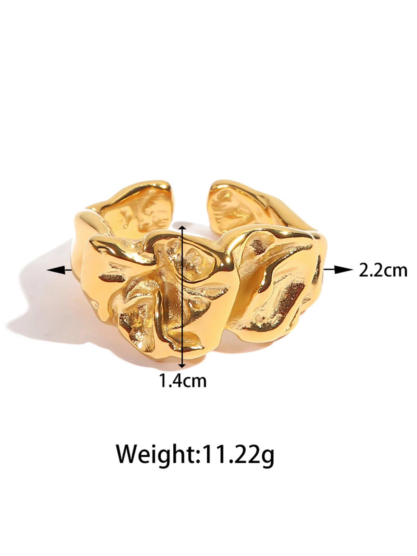 Vintage Stainless Steel Unique Heart Shaped Rings - WS JewelleryStainless Steel