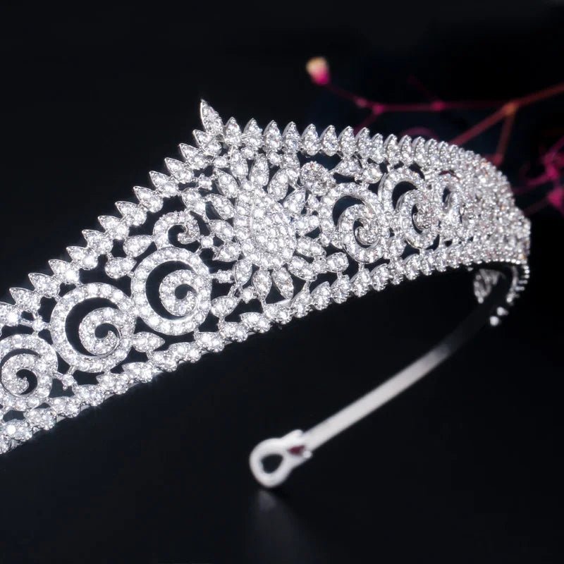 TiarasVintage Style Wedding Tiara Crowns A024 - WS JewelleryBridal TiaraHair AccessoriesQueen Tiara