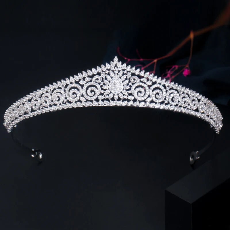 TiarasVintage Style Wedding Tiara Crowns A024 - WS JewelleryBridal TiaraHair AccessoriesQueen Tiara