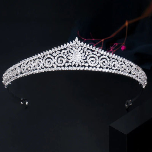 TiarasVintage Style Wedding Tiara Crowns A024 - WS JewelleryBridal TiaraHair AccessoriesQueen Tiara