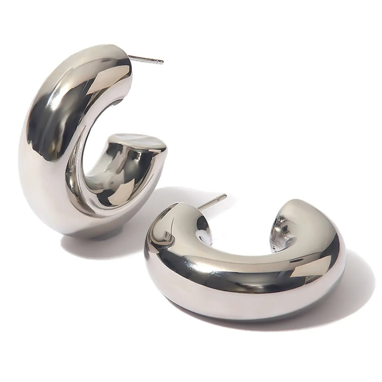 Waterproof Statement Stainless Geometric Steel Hollow Earrings - WS JewelleryStainless Steel